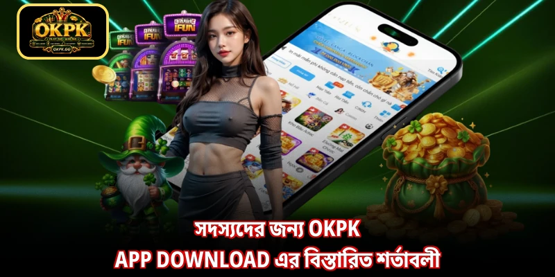 সদস্যদের জন্য OKPK app download এর বিস্তারিত শর্তাবলী