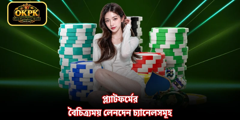 প্ল্যাটফর্মের বৈচিত্র্যময় লেনদেন চ্যানেলসমূহ