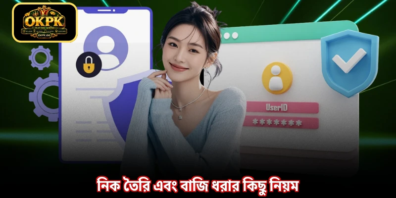 নিক তৈরি এবং বাজি ধরার কিছু নিয়ম