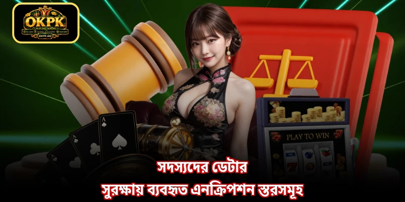সদস্যদের ডেটার সুরক্ষায় ব্যবহৃত এনক্রিপশন স্তরসমূহ